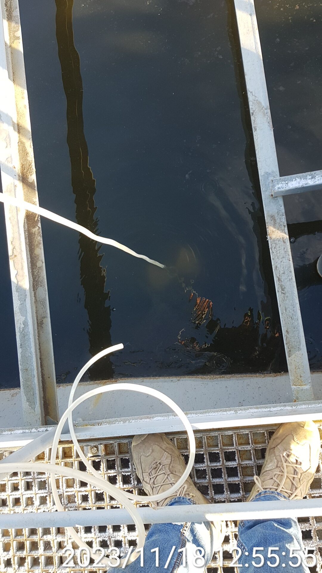 Измерение прозрачности во вторичном отстойнике