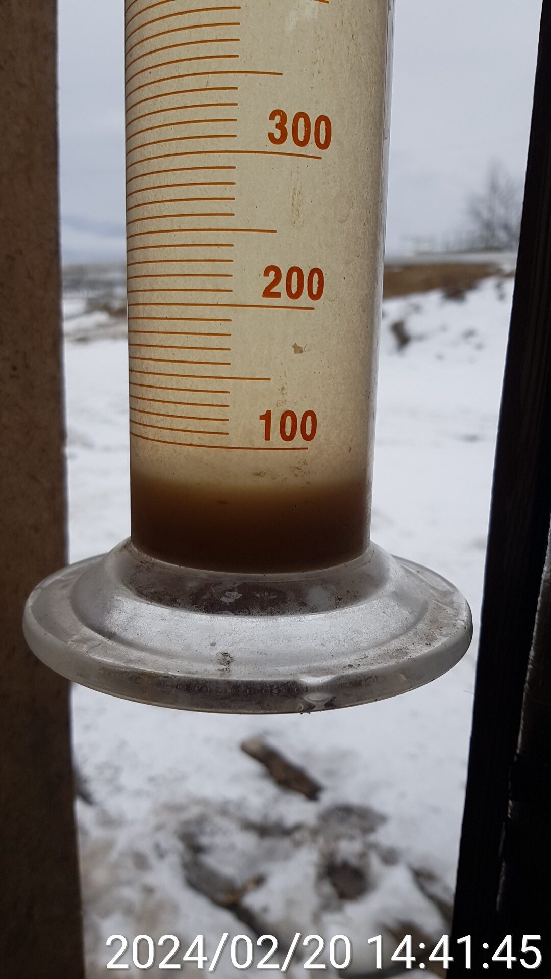 Прирост активного ила в аэротенках (объёмная доза = 70 мл/л)