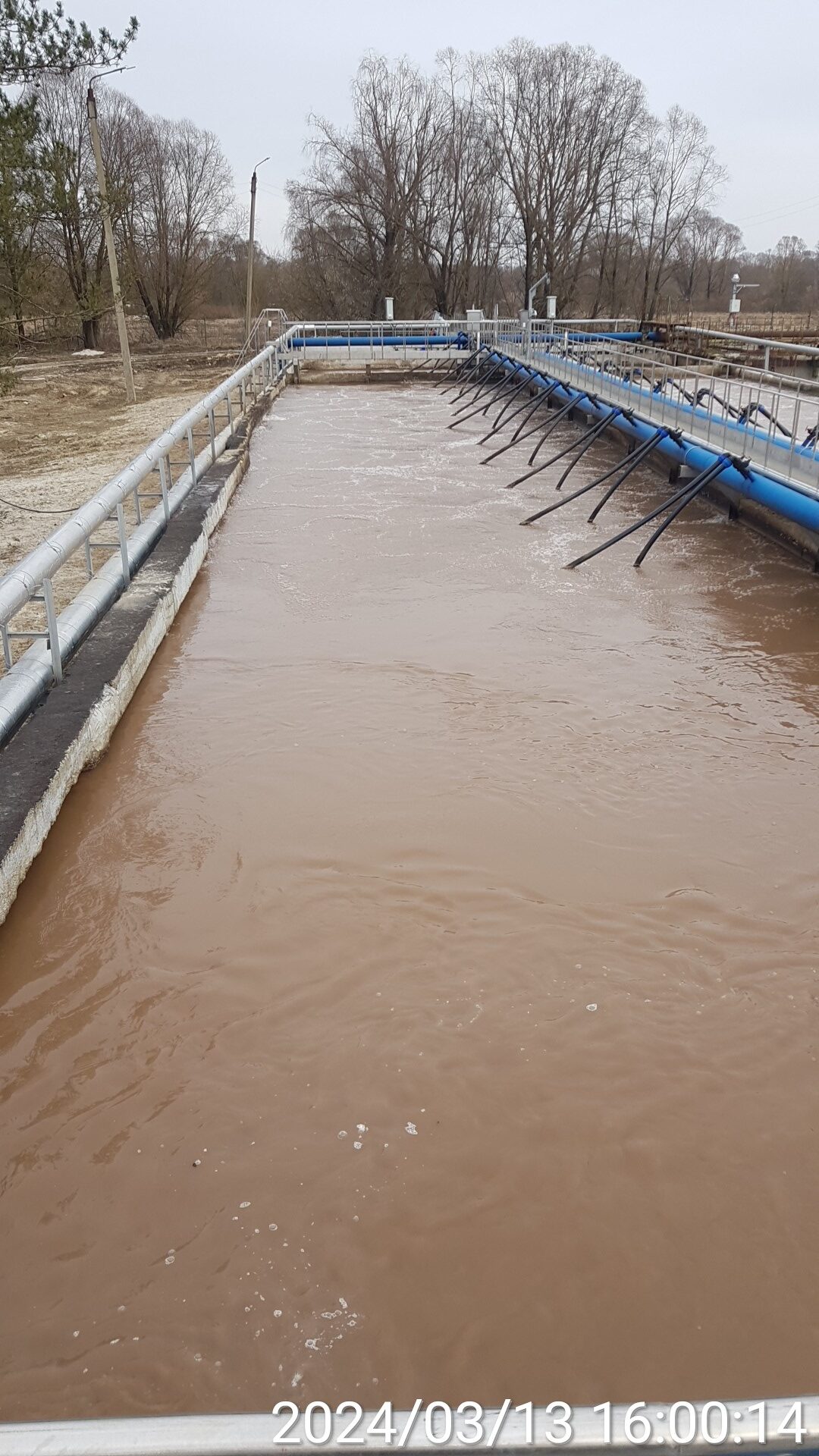 Аэротенк (зоны дефосфотации, денитрификации, денитрификации)