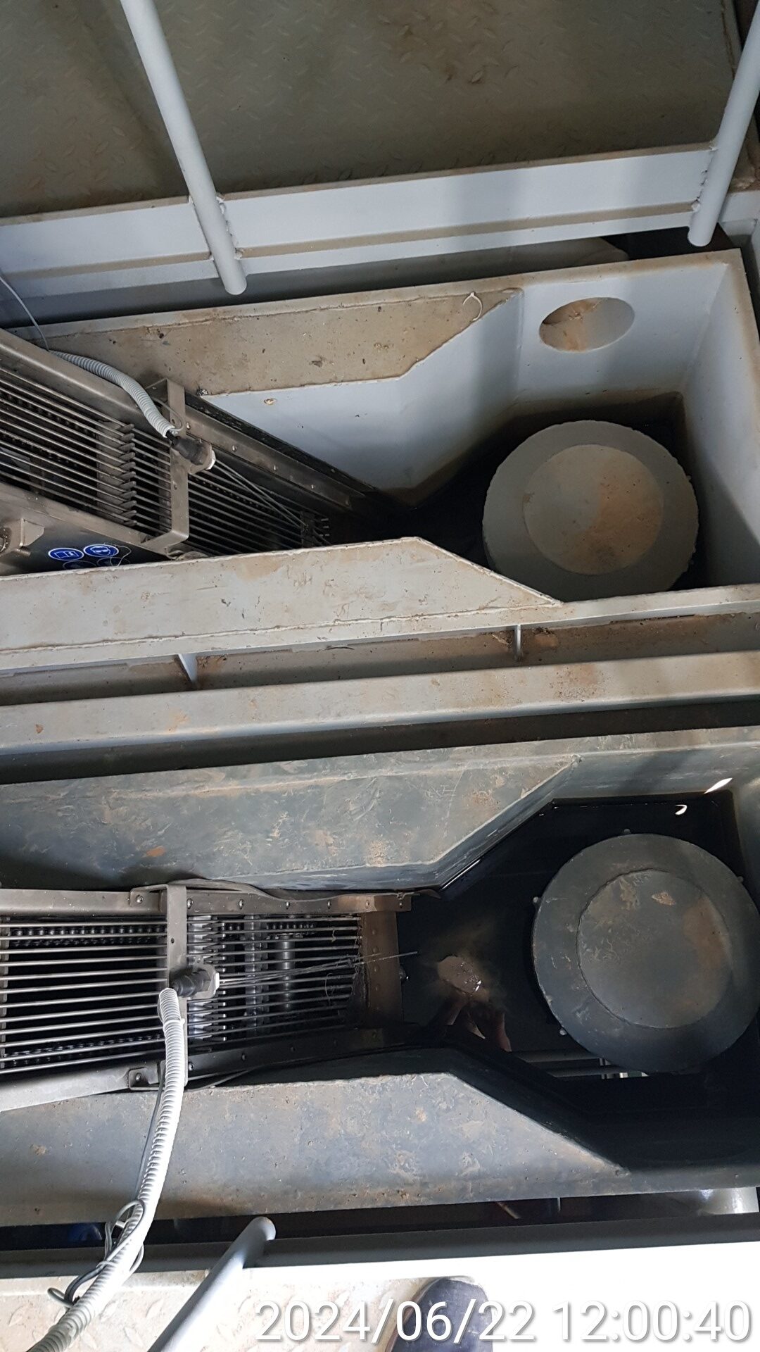 Настройка режима работы механизированных решёток